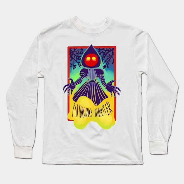The Flatwood's Monster Emerges!! Long Sleeve T-Shirt by revenantwyrm